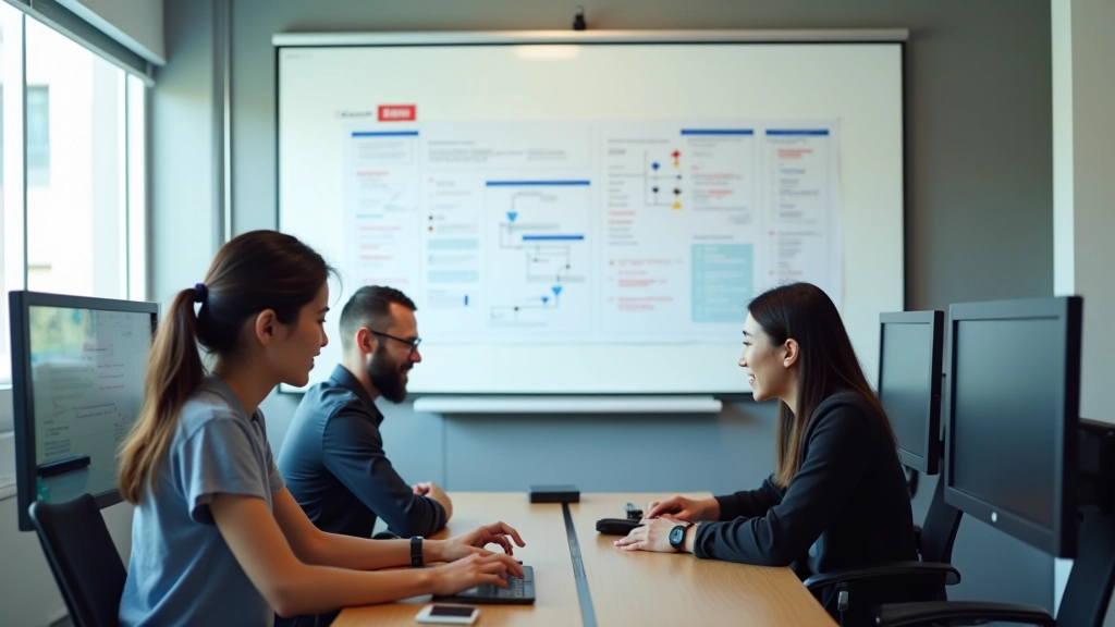 Modern UX design studio with team collaborating on user research and interaction design projects in Malaysia